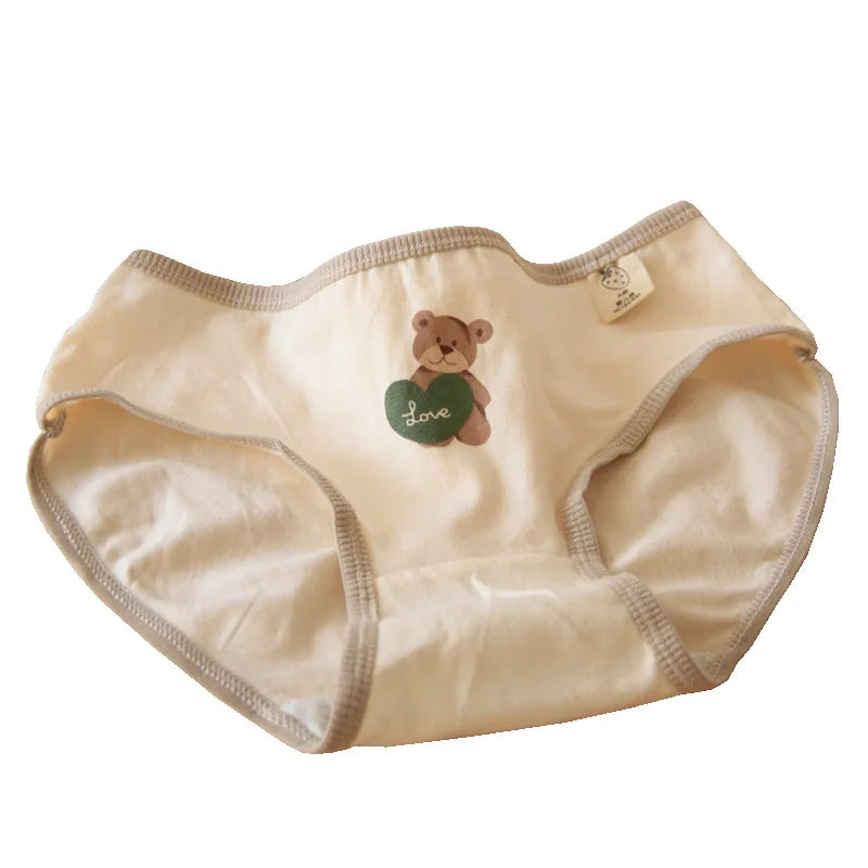 Teddy printed panties for women, featuring fun prints. Comfortable holiday sleepwear by Amoura Elegance.