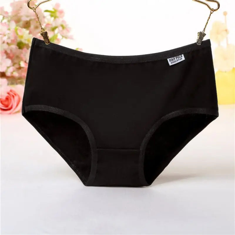 Plus Size Cotton Underwear for Women – Sexy Briefs in Solid Design 5 pieces from Amoura Elegance