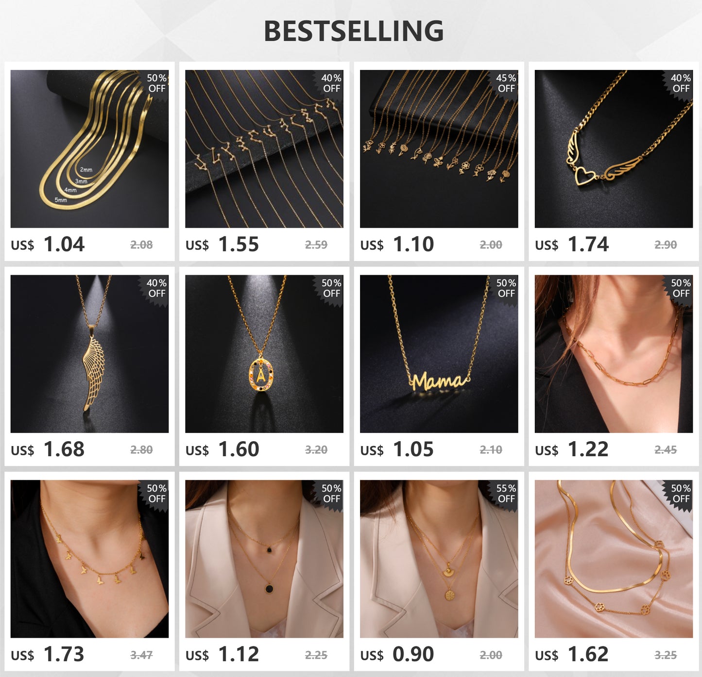 "AmouraElegance Skyrim V Shaped Necklace with Bar for Women & Girls | Stainless Steel Gold Color Chain Necklace | 2024 Party Jewelry Gift Wholesale"