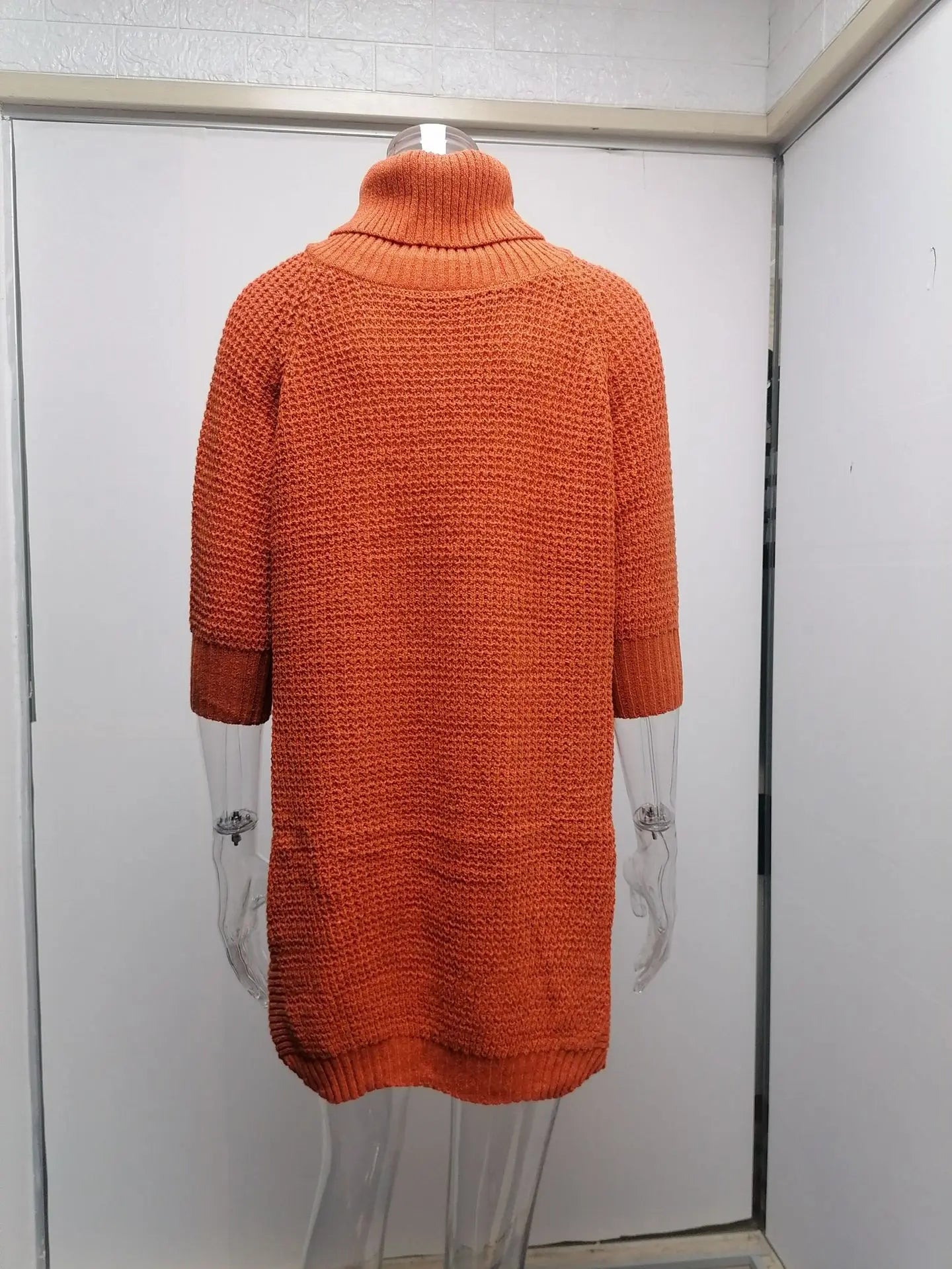 "Amoura Elegance Women's Autumn Winter Turtleneck Sweater – Casual European & American Knitwear for Stylish Comfort"