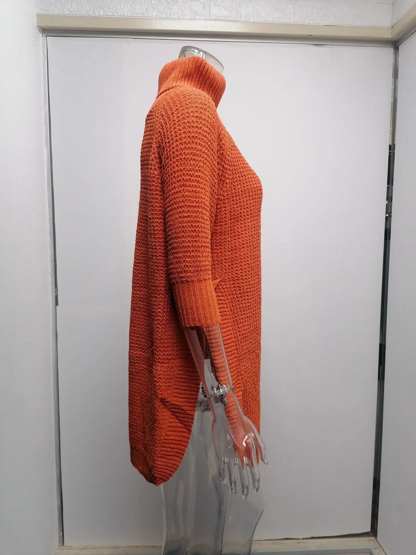 "Amoura Elegance Women's Autumn Winter Turtleneck Sweater – Casual European & American Knitwear for Stylish Comfort"