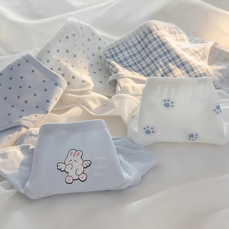 White printed briefs, a perfect blend of style and comfort for daily wear.