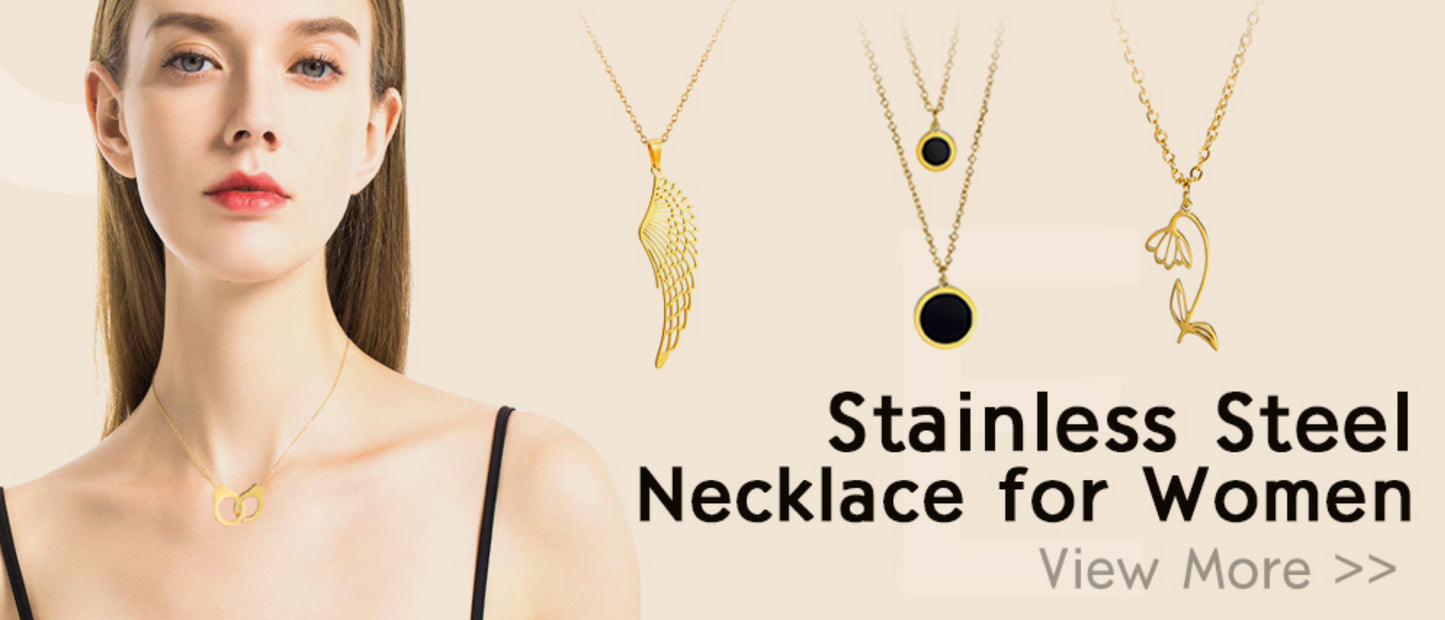 "AmouraElegance Skyrim V Shaped Necklace with Bar for Women & Girls | Stainless Steel Gold Color Chain Necklace | 2024 Party Jewelry Gift Wholesale"