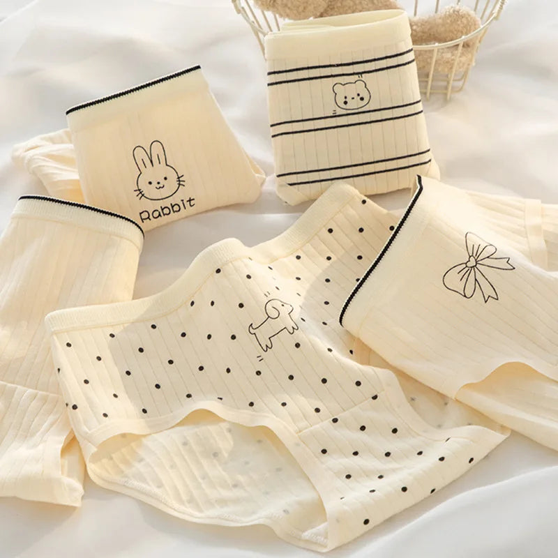 White printed briefs, a perfect blend of style and comfort for daily wear.